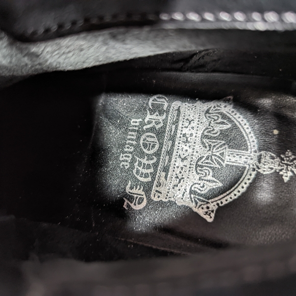 New no tags Crown Vintage size 11 women's boots suede black - Picture 3 of 5